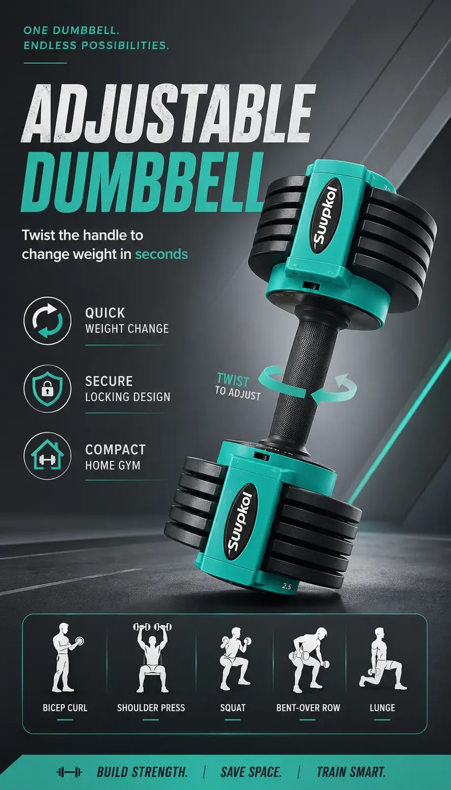 11KG Adjustable Dumbbell