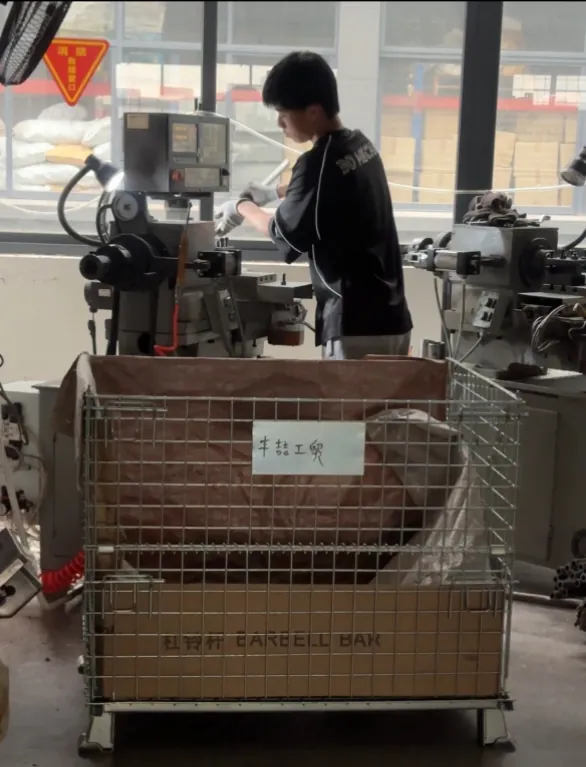 Machine operation in SUUPKOL factory