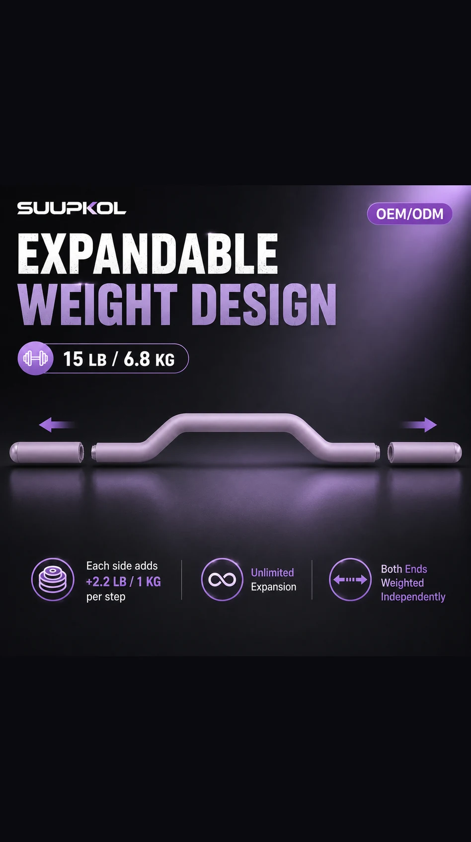 Expandable Silicone EZ Curl Bar